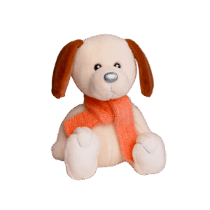Scarf stuffed dog