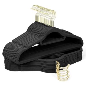 Velvet Hangers – 360° Rotatable (Pack of 10)