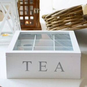 New Wooden Tea Bag Holder