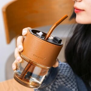 Gorgeous Slub Glass Smoothie Cup