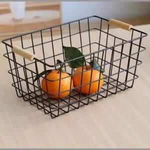 Multipurpose Classy Metallic Mesh Basket