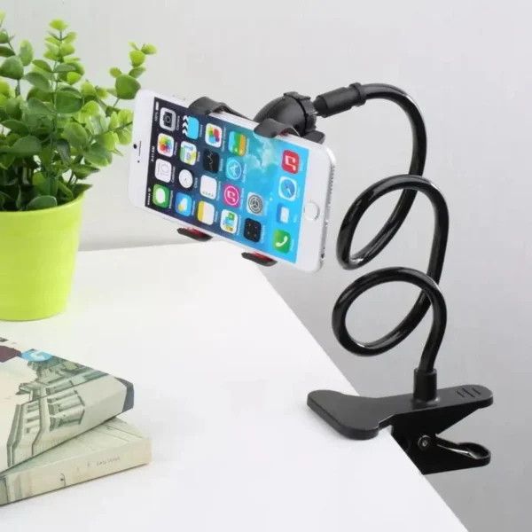 360° Flexible Goose Neck Phone Holder Clip Set