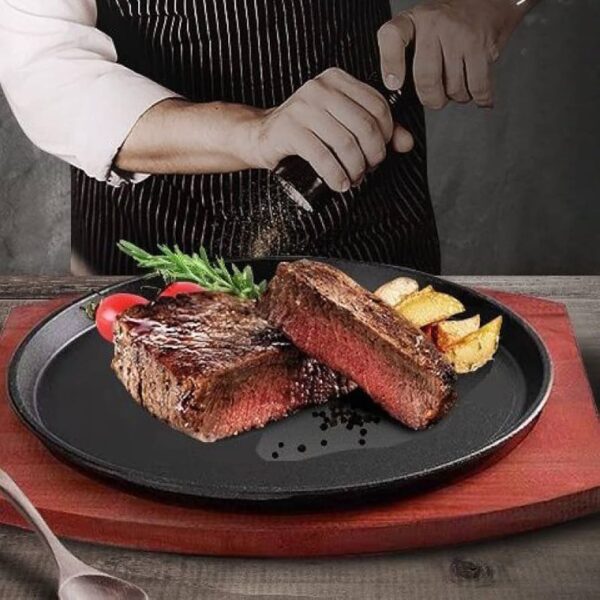 Premium Cast Iron Sizzling Plates.