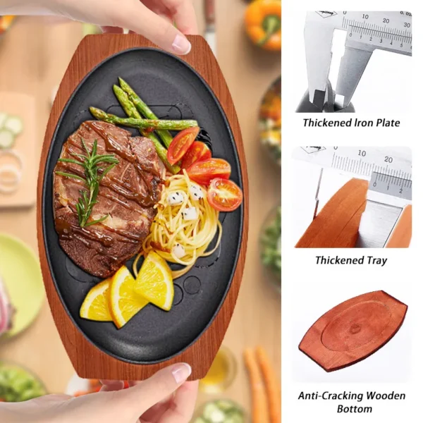 Premium Cast Iron Sizzling Plates.