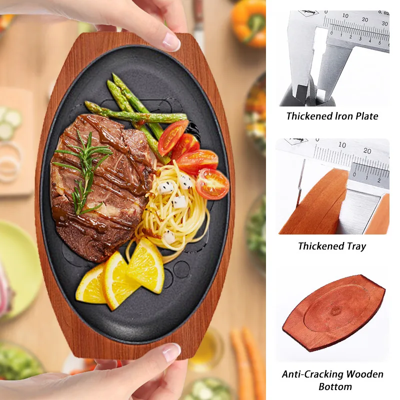 Premium Cast Iron Sizzling Plates.