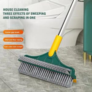 Floor Scrubbing V-Shaped Brush, Broom & Squeegee