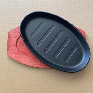 Premium Cast Iron Sizzling Plate Set