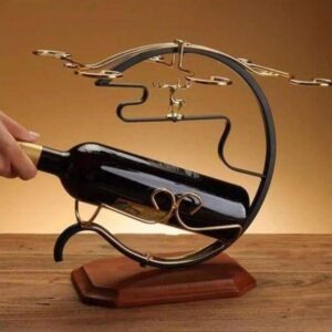 Golden Deer Wine Set Rack