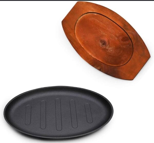 Premium Cast Iron Sizzling Plate Set