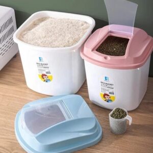 Plastic Cereal Storage Buckets