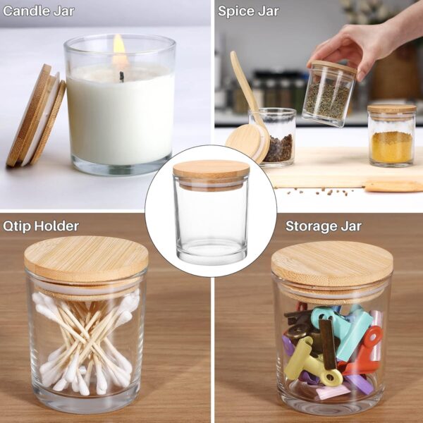 12-Piece Premium Glass Spice & Herb Jar Set