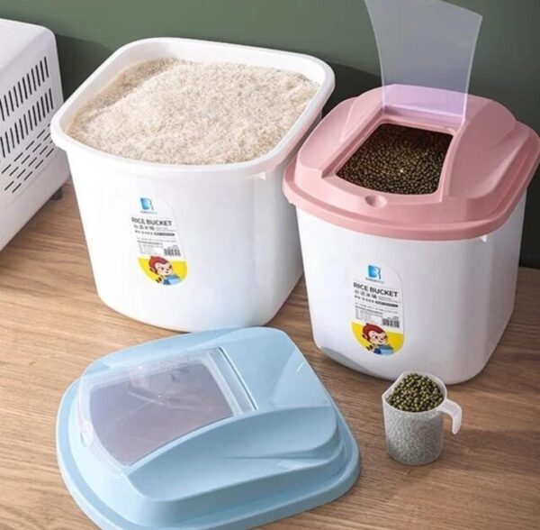 Plastic Cereal Storage Buckets
